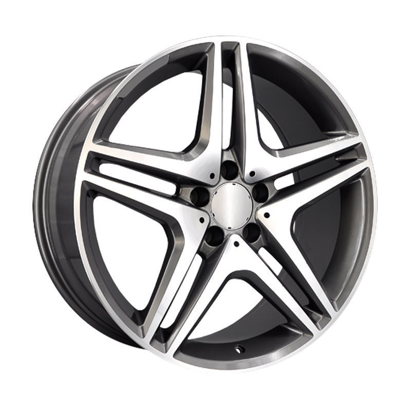 Hot selling silver casting car rims 16 17 18 19 20 21 22 inch aluminum alloy star shaped wheels rims with pcd 5x112 for benz