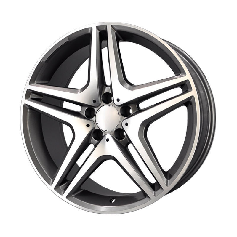 Hot selling silver casting car rims 16 17 18 19 20 21 22 inch aluminum alloy star shaped wheels rims with pcd 5x112 for benz