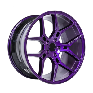 Concave Wheels Staggered Dark Purple Metallic Rims 20 Inch 5 Holes Rims For Audi BMW Porsche Sports Car Wheels