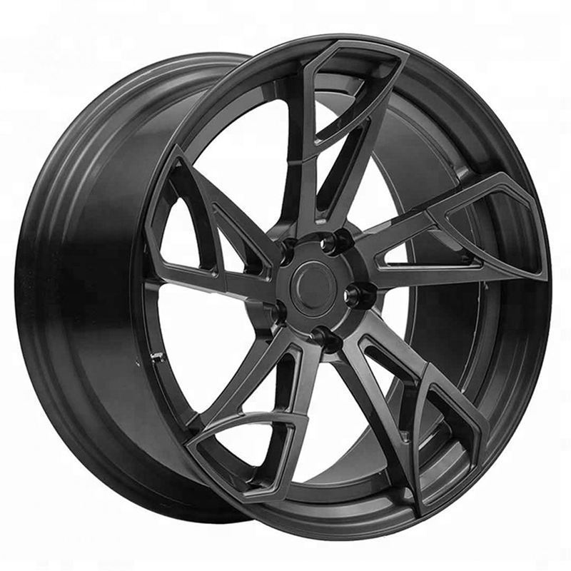 custom Passenger car rims 2 piece Forged Wheel Alloy 18/19/20/21/22/23/24 Inches Car Rim Aviation Aluminum 6061Blue