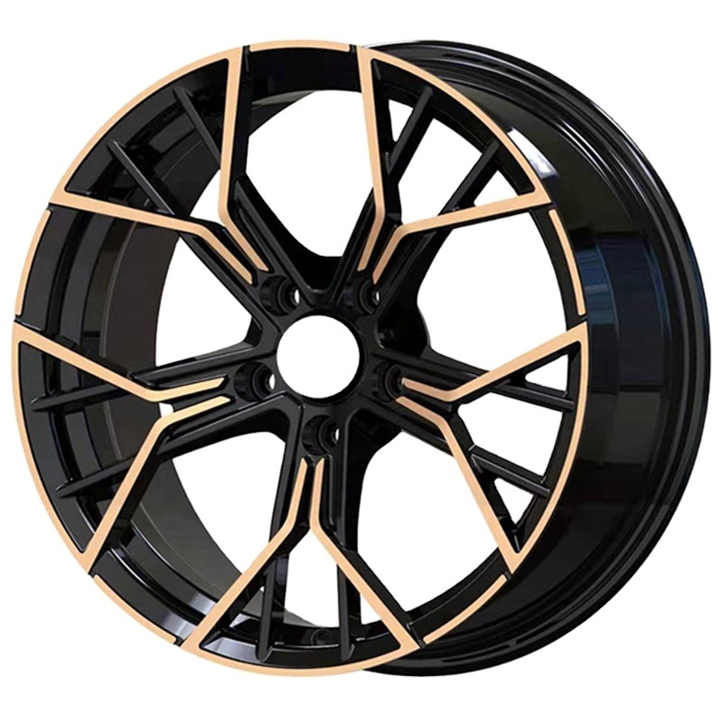 Custom Forged roses gold 17/18/19/20/21/22 24 inch 5 holes passenger car wheels Custom forged car wheels