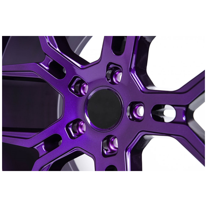 Purple 20 Inch Rims Concave Wheels Staggered Dark Purple Metallic Rims 20 Inch 5 Holes Rims ...
