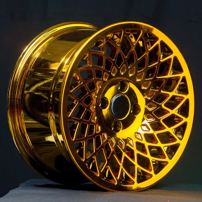 New design passenger car wheels rims  17 inch 18inch wheel gold hub Monoblock forged rims for Ford Civic Artez Golf Aud