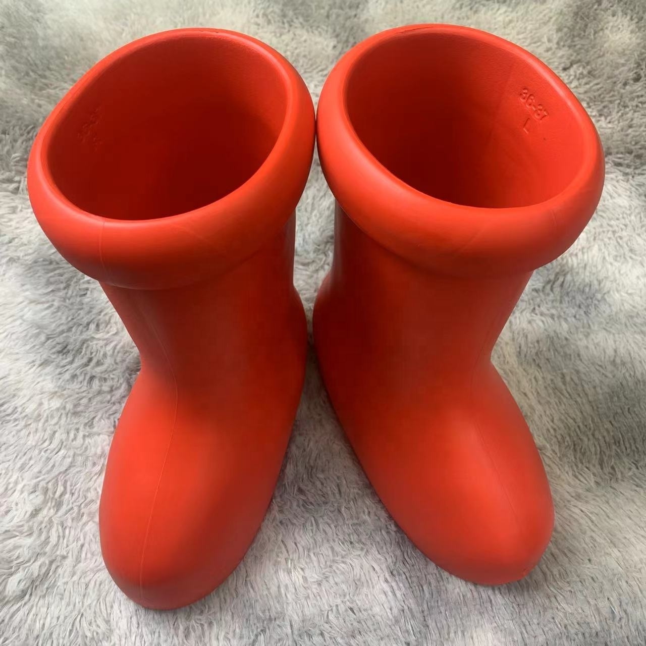 ASTRO BIG RED BOOTS for Toddler Kids Big Kids Women Men EVA Fashion Tall Red Rain Shoes Boys Girls Shoes