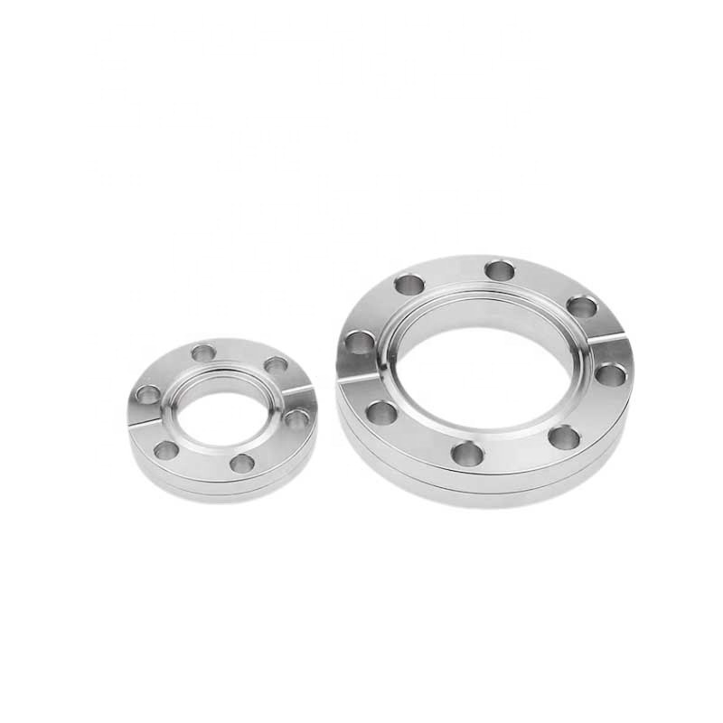 stainless steel 304/316 forged plate flange Ultra high Vacuum CF conflate blank blind flange vacuum flange