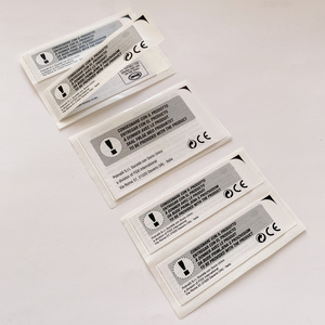 Packaging Multilayer Adhesive Stickers Peel Off Roll Folding Booklet Printing Labels For Medicine Bottle