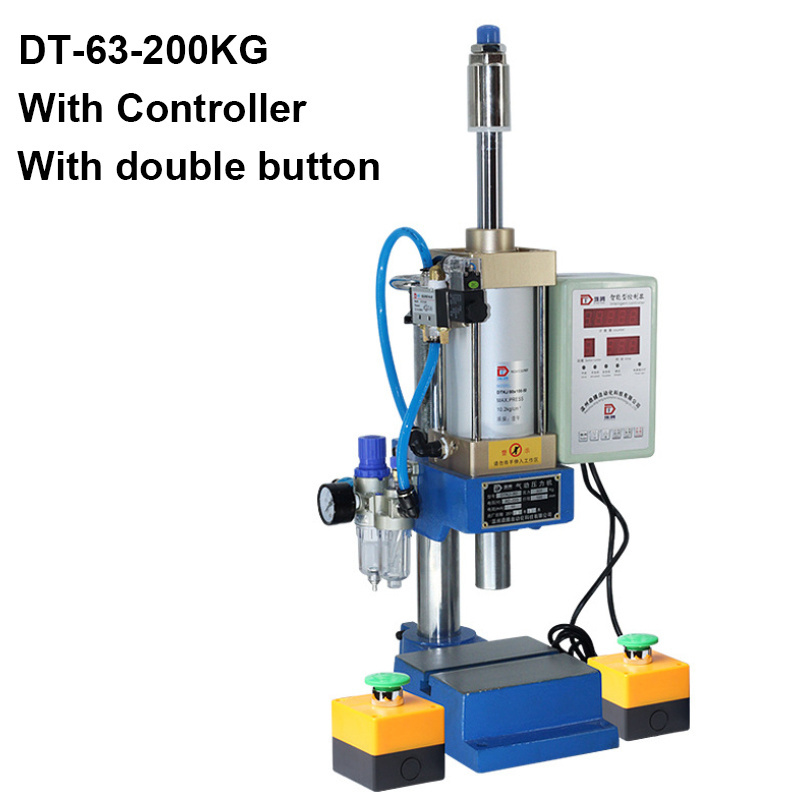 200kg Pneumatic Punching 63 Type Bench Power Press High Precision Riveting Machine Hole Machines Small Pneumatic Press