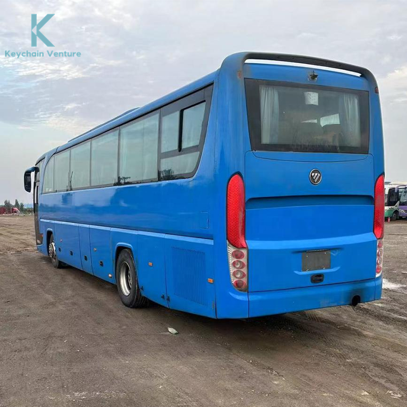 Luxury Coach Double Doors 55 Seats Coaches Second Hand Bus Diesel Engine Buses BJ6129U8BJB-3