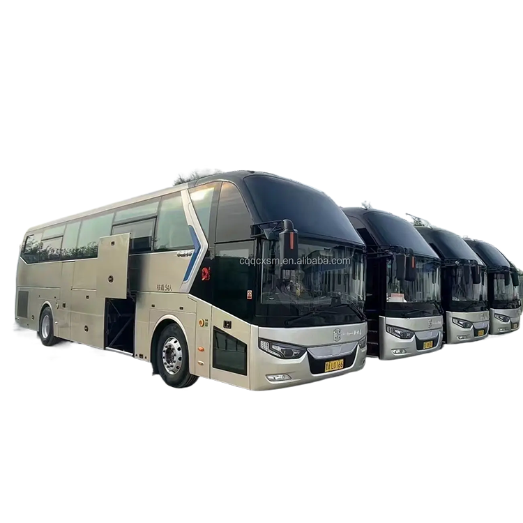 ZHONGTONG 6126 50 Seats 1.5 deck LUXURY Customizable Bus RHD OK Intercity Express Transport Coach for Africa Economic Reliable