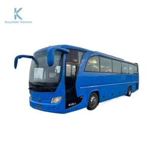 Luxury Coach Double Doors 55 Seats Coaches Second Hand Bus Diesel Engine Buses BJ6129U8BJB-3