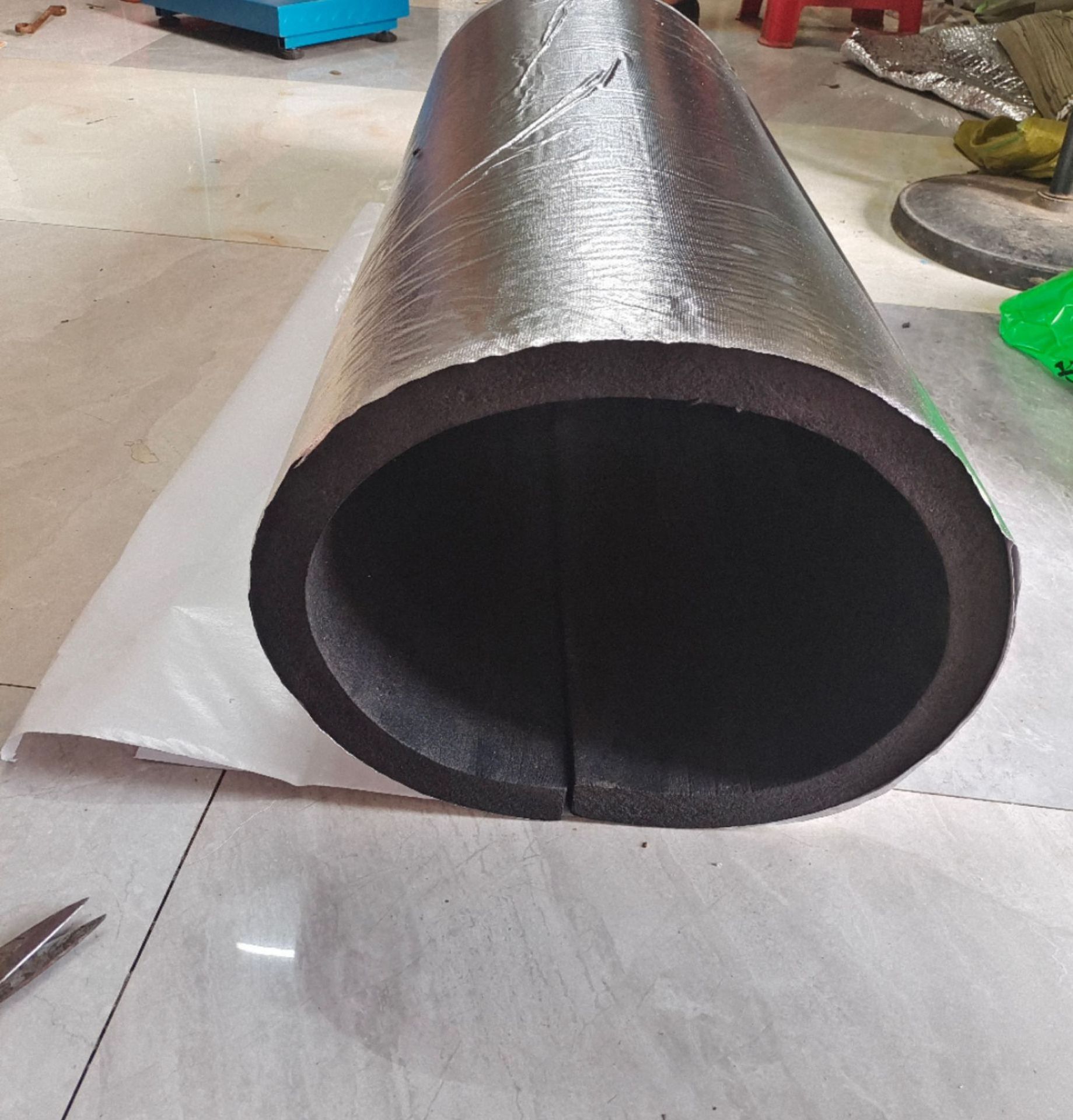 Flexible Pvc Rubber Foam Pipe Insulation Tube Pipe Insulation Nbr Rubber Foam Tube For Copper Pipe