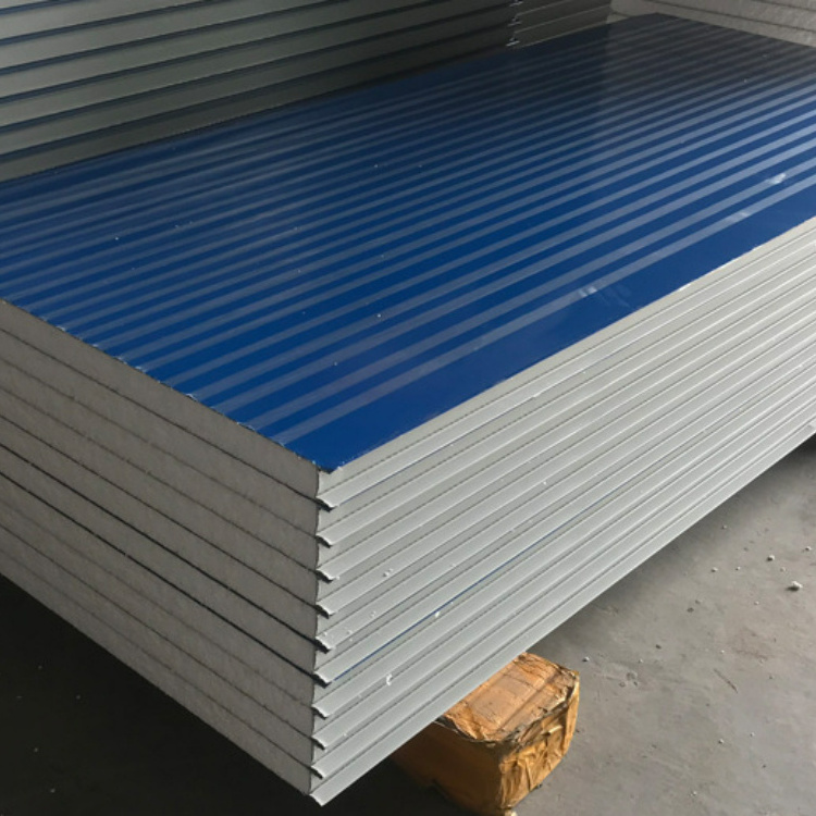 Color Steel Metal Sandwich Panel Easy Installation Wall Roof Acoustic Insulated Metal Foam EPS Sandwich Panel