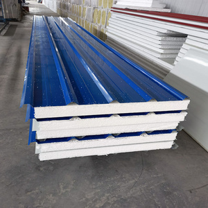 Color Steel Metal Sandwich Panel Easy Installation Wall Roof Acoustic Insulated Metal Foam EPS Sandwich Panel