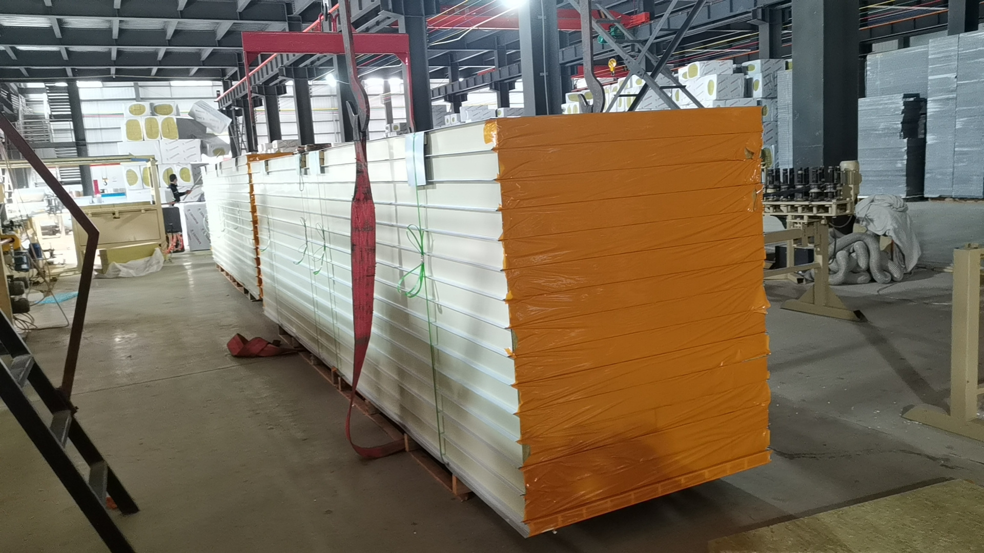 House prefabricated insulation roof pir pu eps polyurethane rock wool sandwich panel fireproof panel