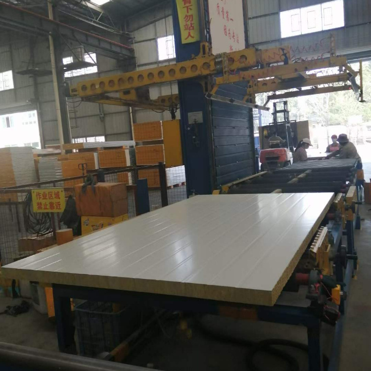 Roof Price Insulation Rock Wool PU EPS Industrial Warehouse Thermal Insulation Sandwich Panel for Sale