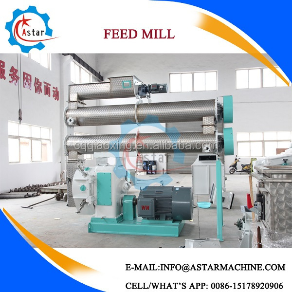 CE Approved Ring Die Animal Feed Pellet Mill For Sale