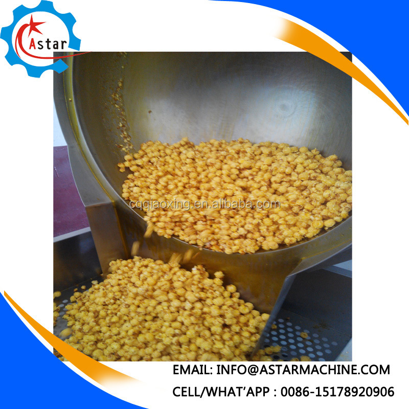 High Efficiency Caramel Popcorn Making Machine For Sale