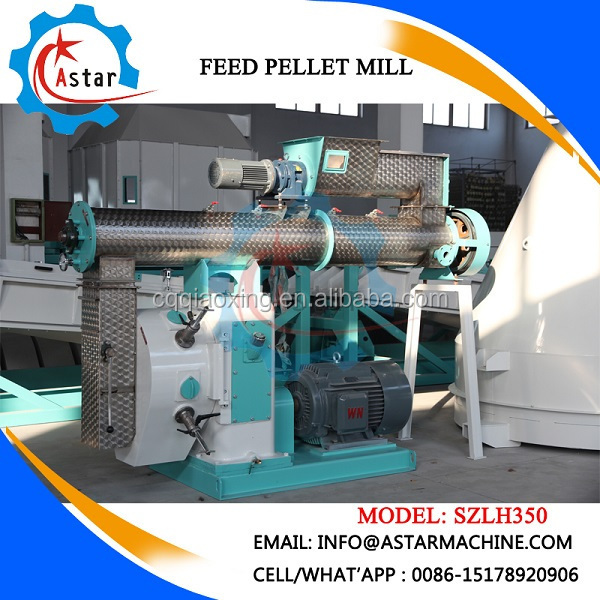 Ce Screw Animal Poultry Chicken Feed Pallet Machine