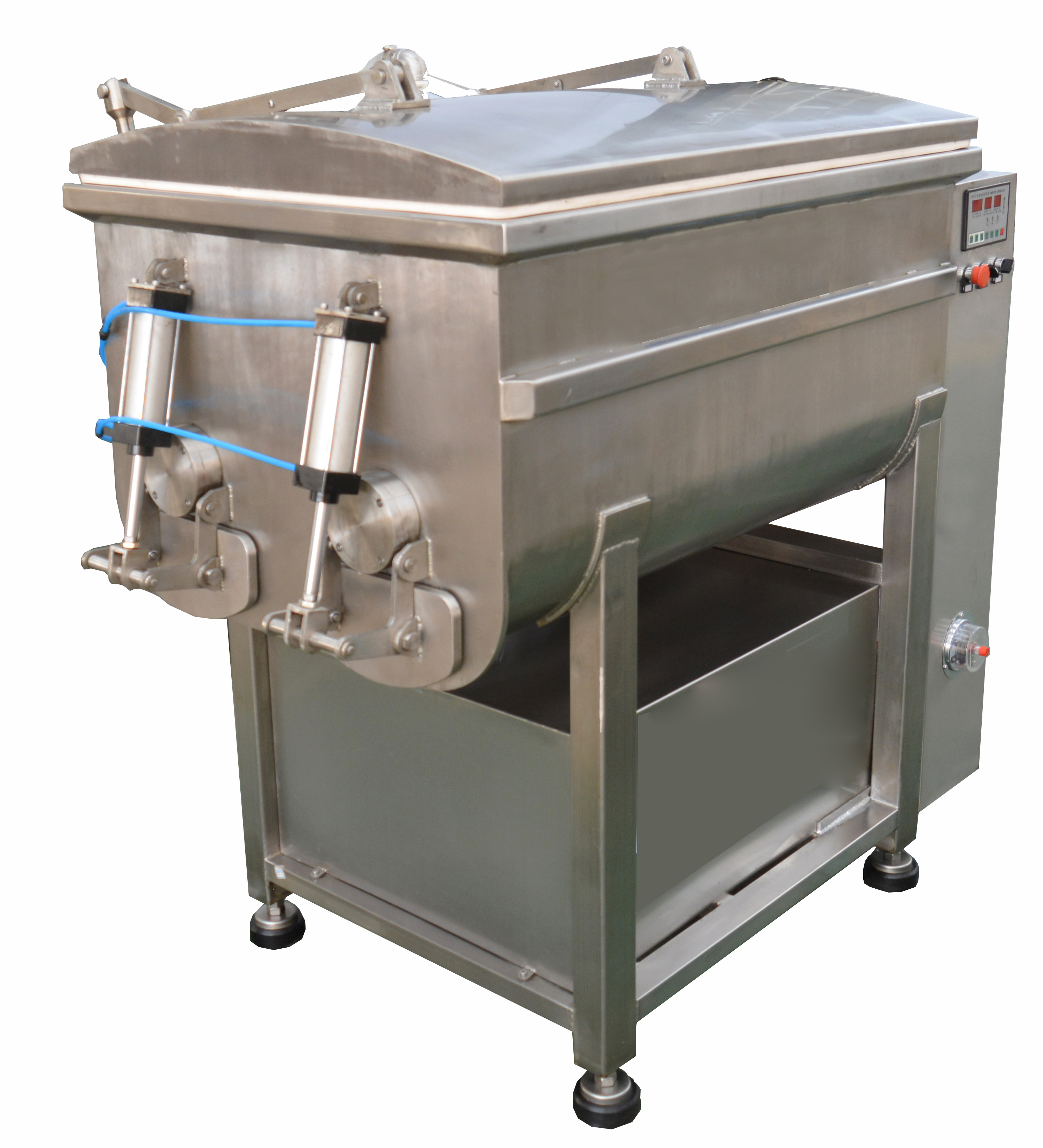 High quality best price 304 stainless steel electric meat vacuum mixer for sale