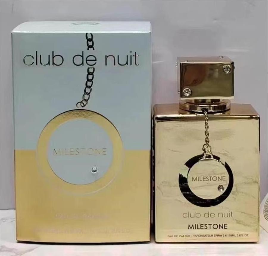 Original Brand Men's 105ml Club Nuit Woody Fresh Eau de Parfum Long Lasting Spray from Dubai's Strong Arm