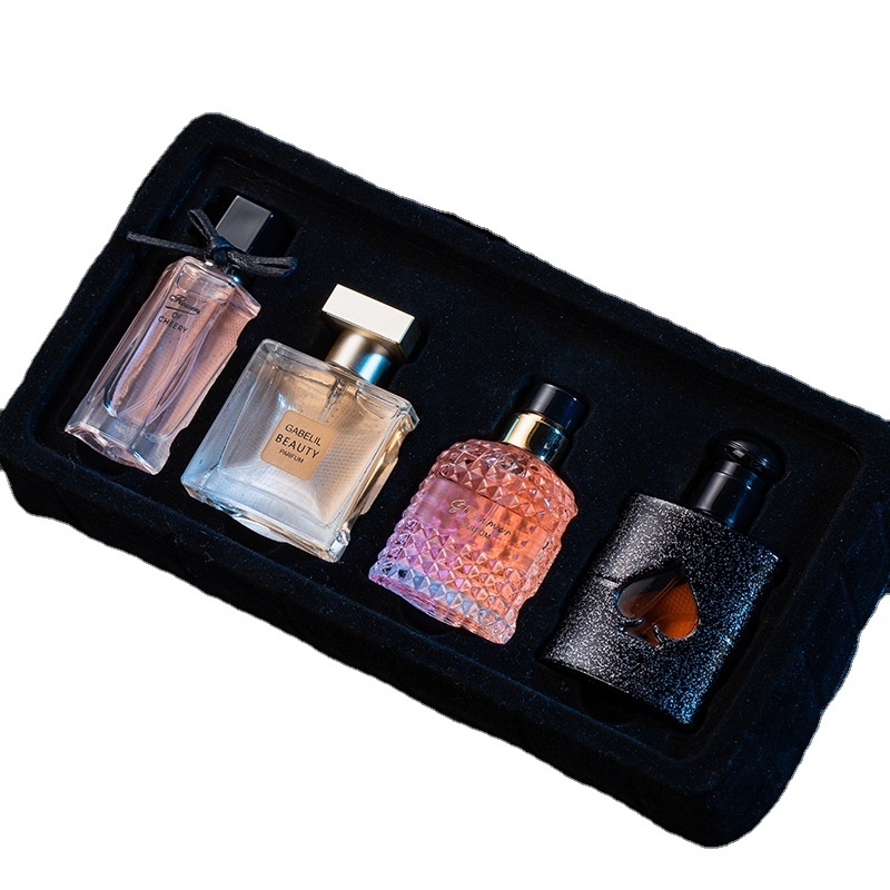 New 4-Piece Women's Fresh Fragrance Set Secret Lasting Temptation & Original First Love Eau de Parfum Spray Perfume Set