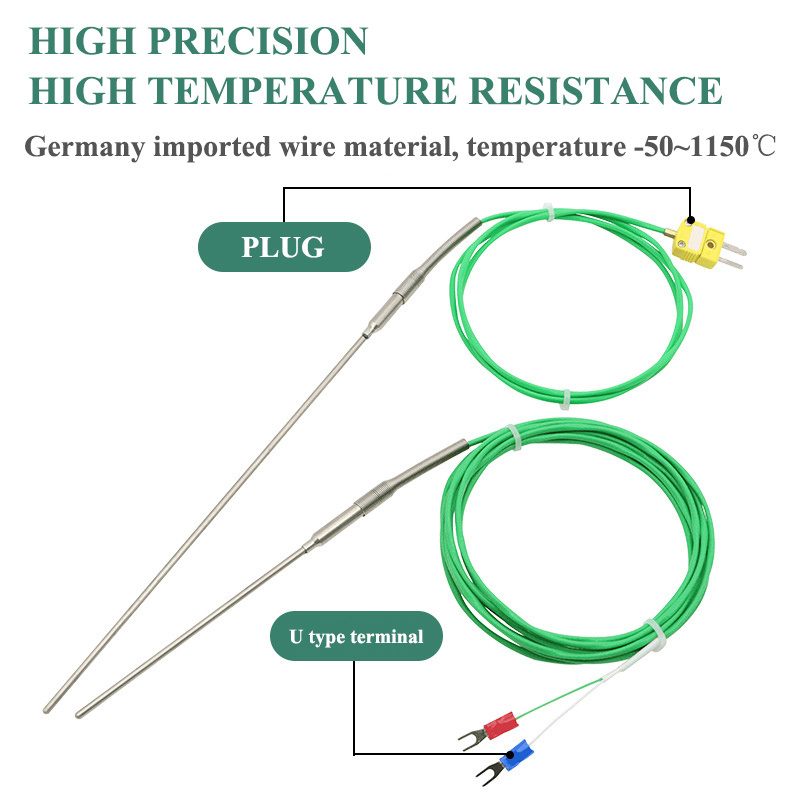 Thermocouple Wire K-Type Temperature Probe Pin Wire And Cable Thermocouple Temperature Sensor