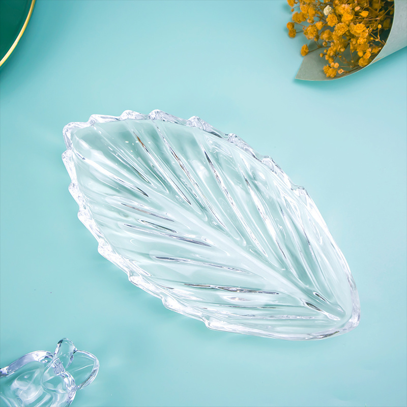 Wholesale Customization Crystal Dish Kitchen Serving Dining Glass Clear Dish