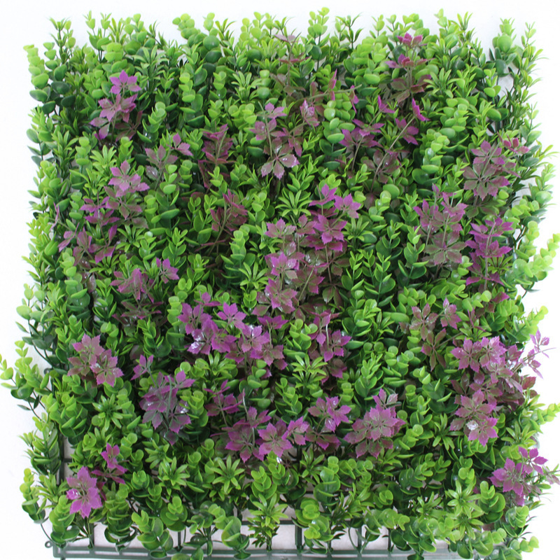 Garden Artificial Decoration Plants Vertical Garden Decoration Hanging Plastic Greenery Artificial Plant Wall Panel