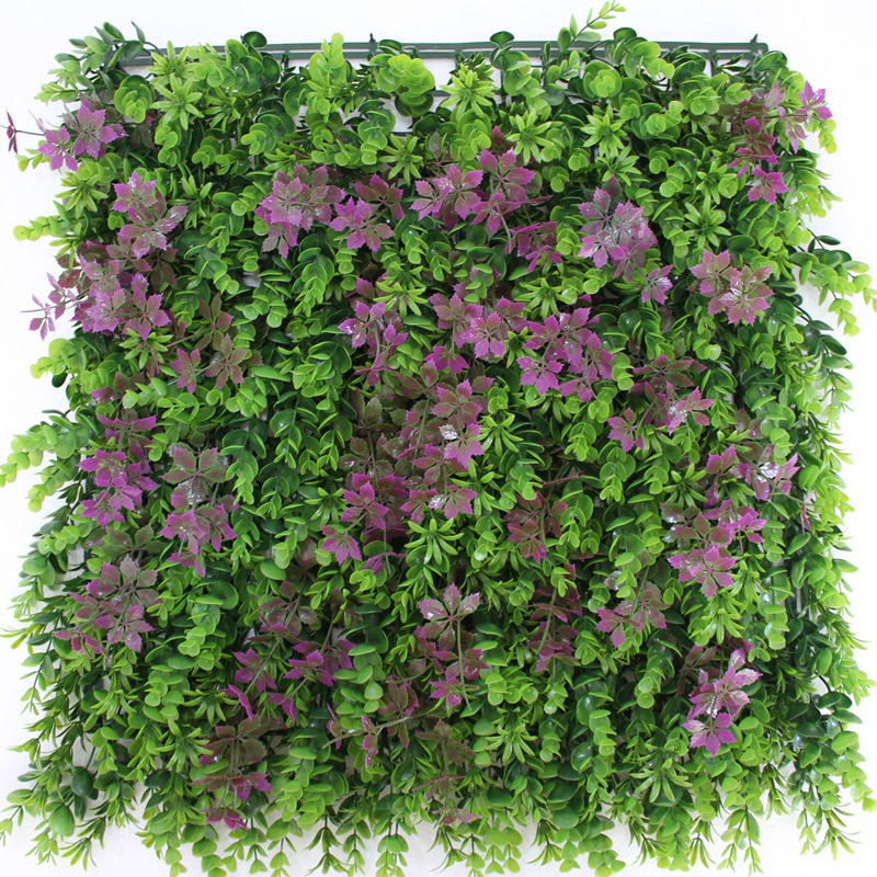 Garden Artificial Decoration Plants Vertical Garden Decoration Hanging Plastic Greenery Artificial Plant Wall Panel