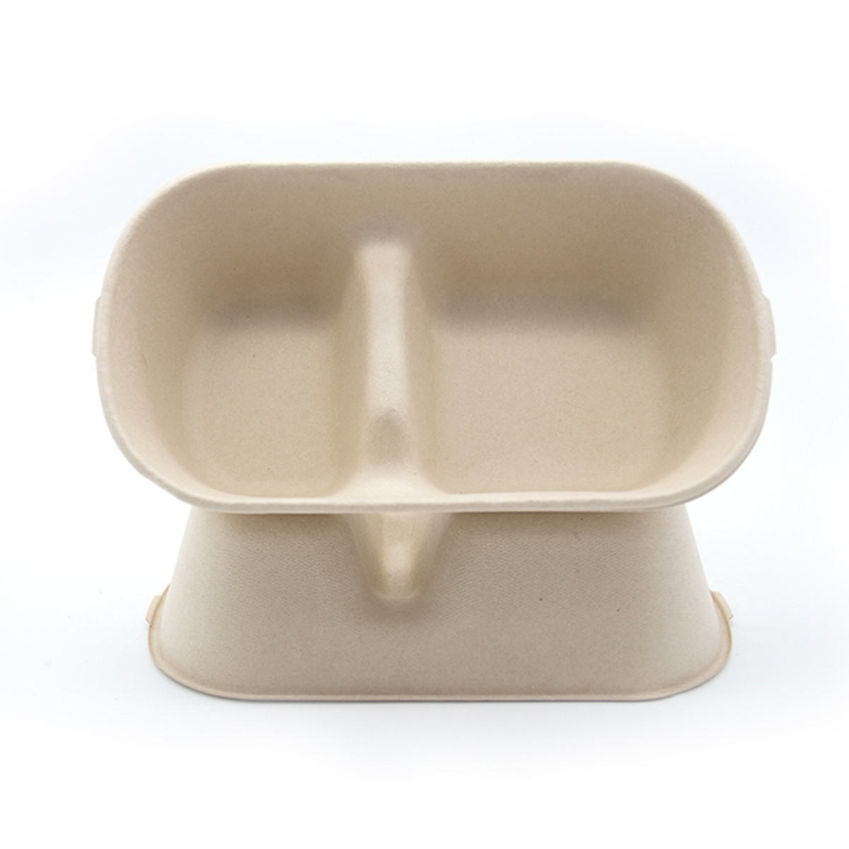 RUI bamboo 900ml Microwavable Greaseproof Biodegradable Bamboo Togo Container Take Away Food Packaging Lunch Box for Restaurant