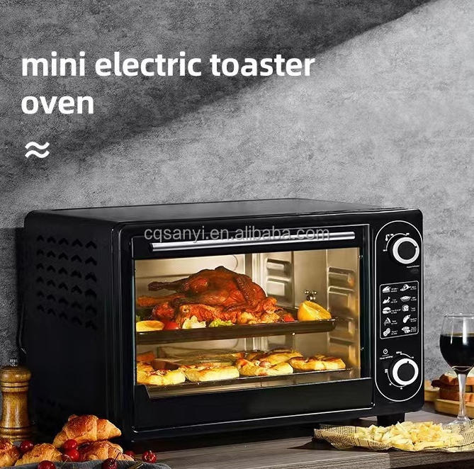 New 48L 2000W 220V Large Capacity Intelligent Oven Household Electric Small Household Appliance Baking Oven