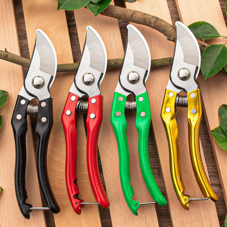 Dropship Gardening Tools Bypass Pruning Shears Hand Pruner Shear Effortless Branch Cutting Safety Lock Sharp Blade And Spring