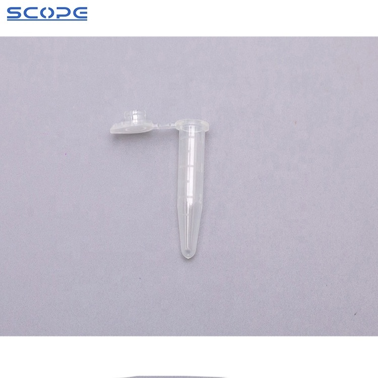 0.6ml 1.5ml 2ml Microcentrifuge Tubes Snap Lock Lid Sterile Conical Micro Centrifuge Tube