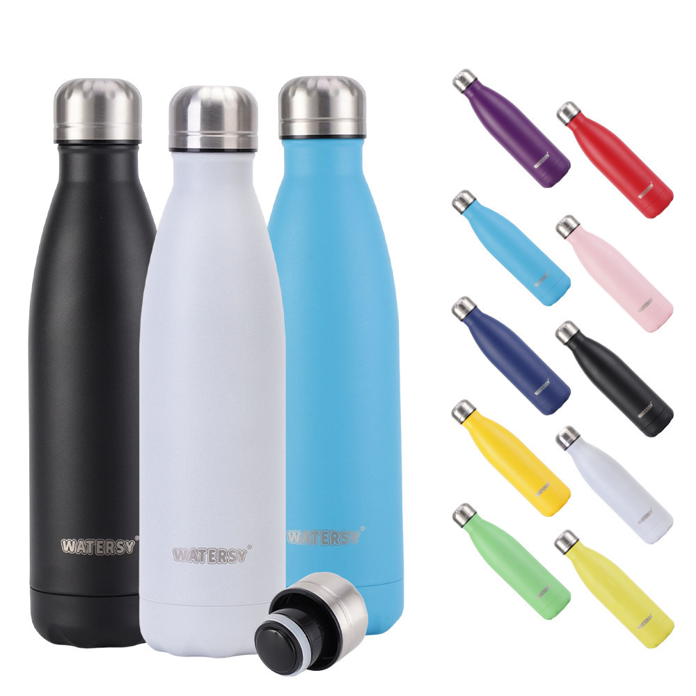 Factory supplies designed 17 oz insulated thermos bottle wholesale outdoor sports insulated drinking water bottle