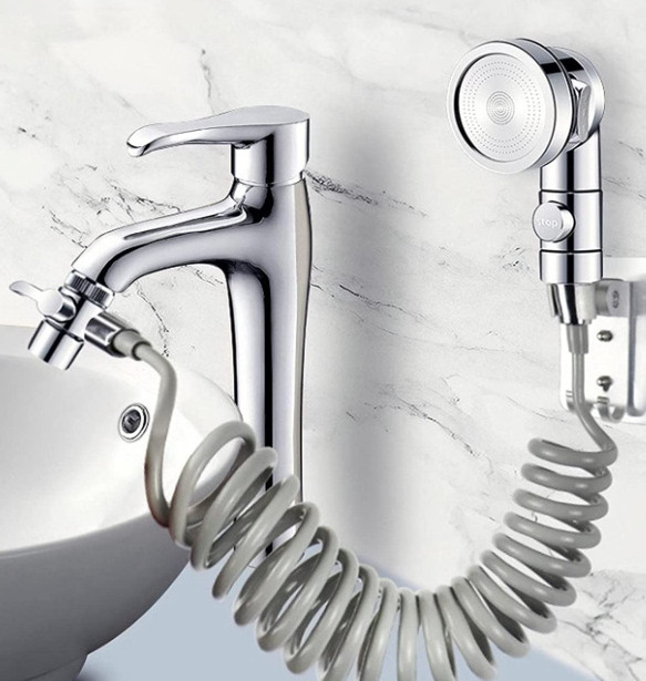 High Pressure Spray Negative Ion Filter Sink Shower Set Connected Extended Faucet Extender With Shower Head