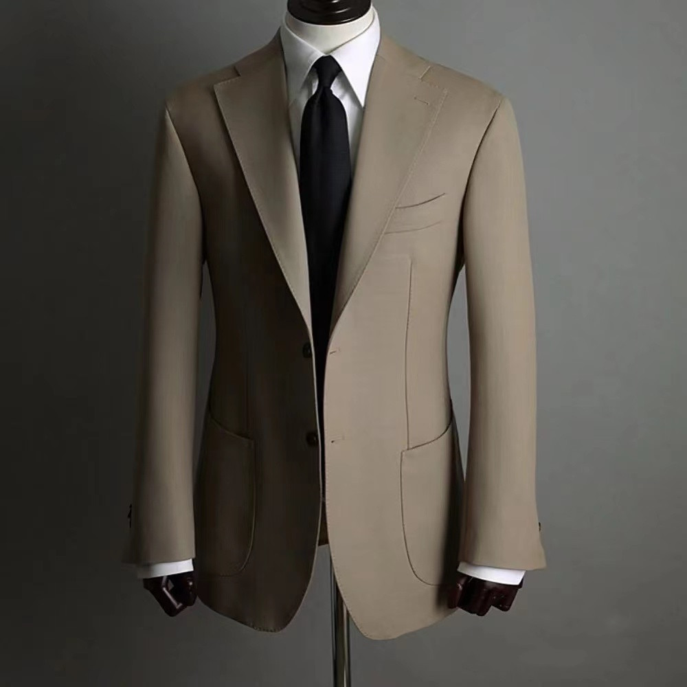 Latest Design MTM made to measure man suit custom handmade Slim Fit 100% Wool Suit bespoke mens suits