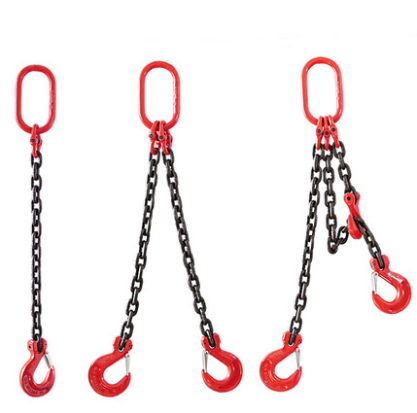 High Quality Four Legs Lifting Chain Sling Black Painted Steel Alloy Sling Lighting 4 Ft Black Color 1 Ton- 10 Ton Lifting Goods