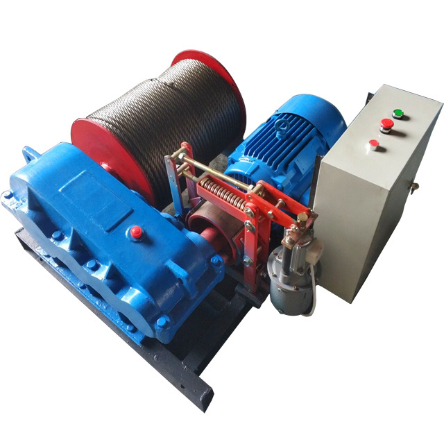 5 Ton CE Approved High Quality construction site Pulling Electric Winch Hydraulic Cable Winch Portable Electric Winch