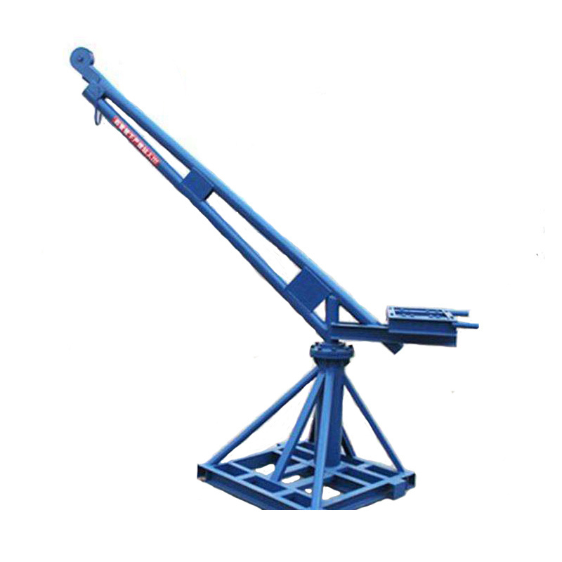 500kg mini crane lifting 200kg small portable crane with 220v electric hoist