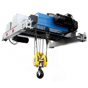 Light Duty Top Roof Traveling Motor Driven Electric Hoist 2.3 ton Single One Beam Girder Overhead Bridge Crane for sale