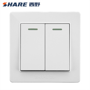 SHARE UK Standard Pc Plate 2 Gang Multi Way Outlets Wall Switches And Sockets Electrical For House