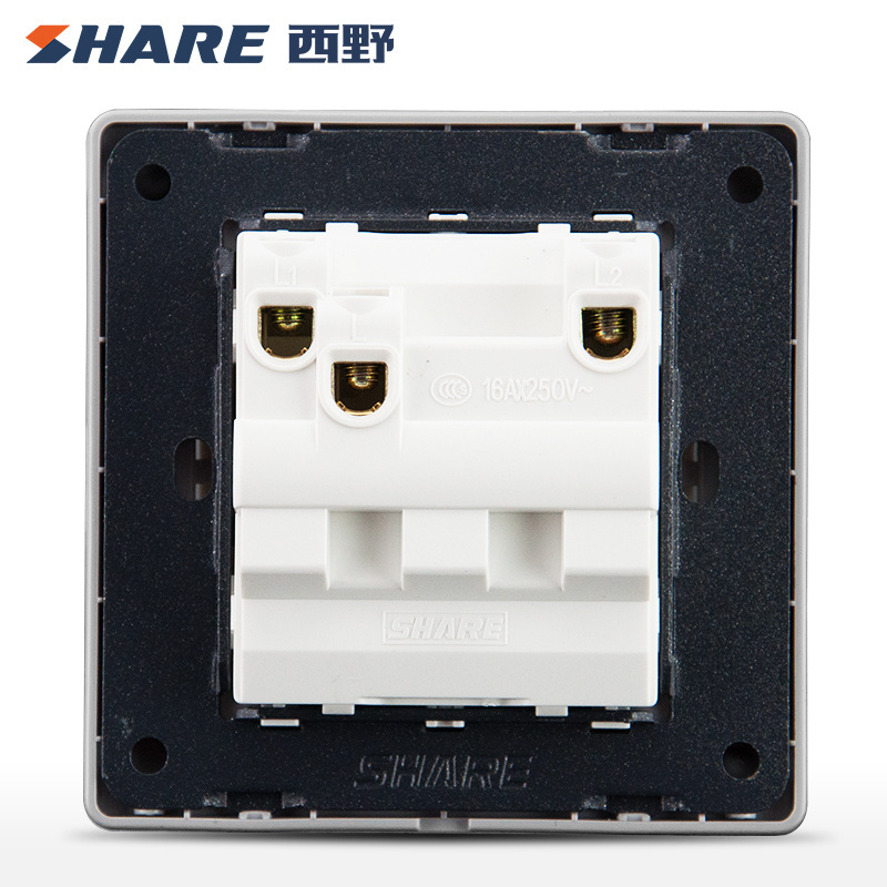 SHARE UK Standard Pc Plate 2 Gang Multi Way Outlets Wall Switches And Sockets Electrical For House