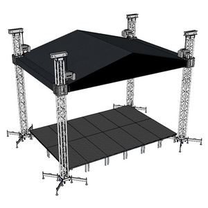 Customizable Aluminum Portable Stage Display  Concert Platform easy install Wedding modular Truss for sale