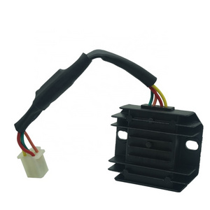 Motorcycle voltage regulator rectifier for italika ft150 150CC ft 150 partes para (4line, outer capacitor) spare parts