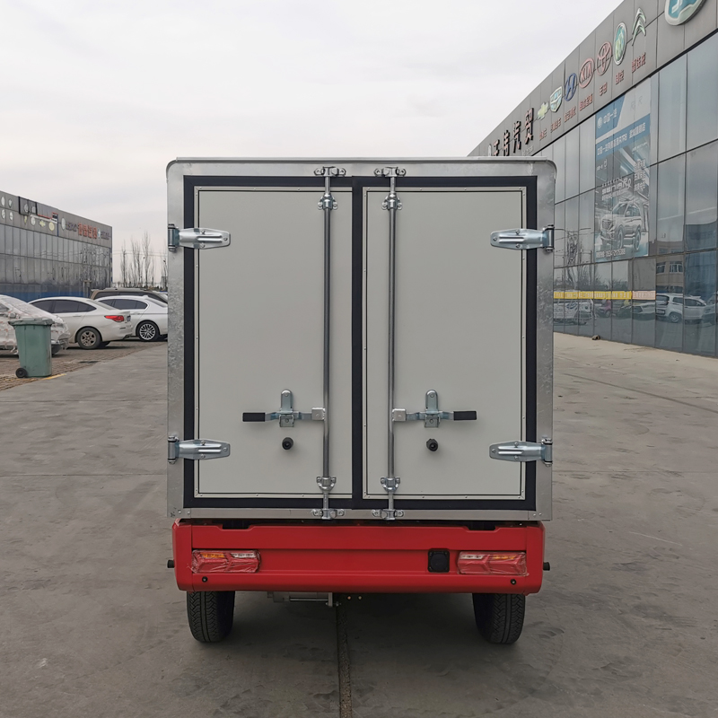 SZ In Stock Kaiyun New Energy Box Car Van small electric 4-wheel fully enclosed cargo electric pickup truck for sale