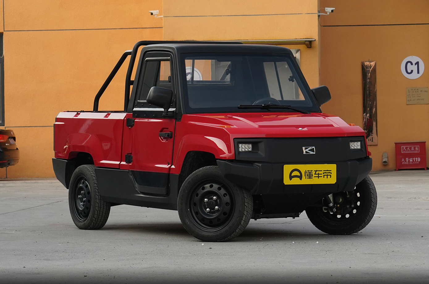 2024 Kaiyun Pickman Ev Pickup Mini Electric Vehicle Trucks For Adult 4 Wheel Automobile XR 4x4 Off Road Ev Car Export Sale