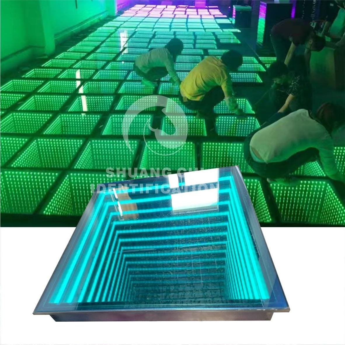 Led Liquid Tiles Floor Dazzling Visual Experience Sensory Floor Tiles Led