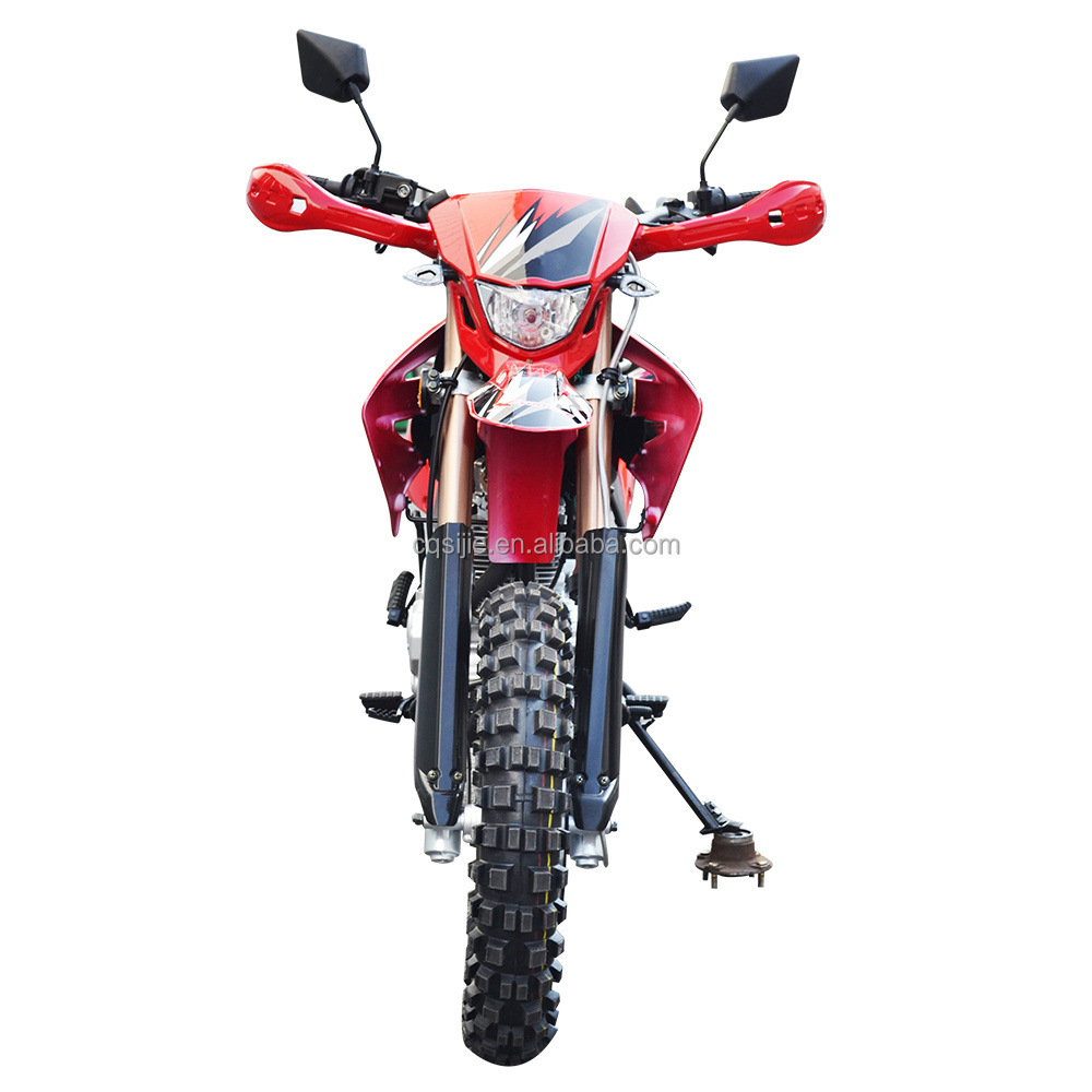 Chinese factory wholesaler 250cc 4 stroke air cooled 2 wheel cross motorcycle Dirt Bike Off road motorcycle