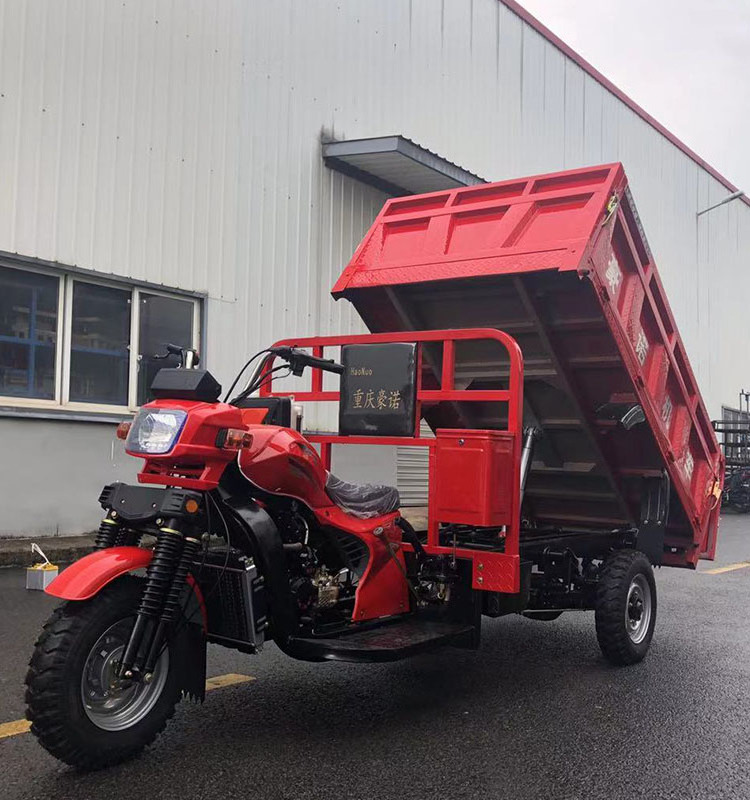 top quality tipper cargo tricycle with zongshen engine