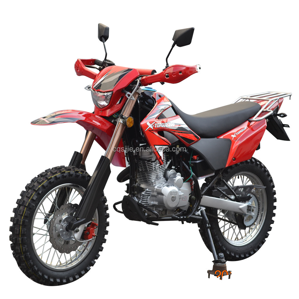 Chinese factory wholesaler 250cc 4 stroke air cooled 2 wheel cross motorcycle Dirt Bike Off road motorcycle